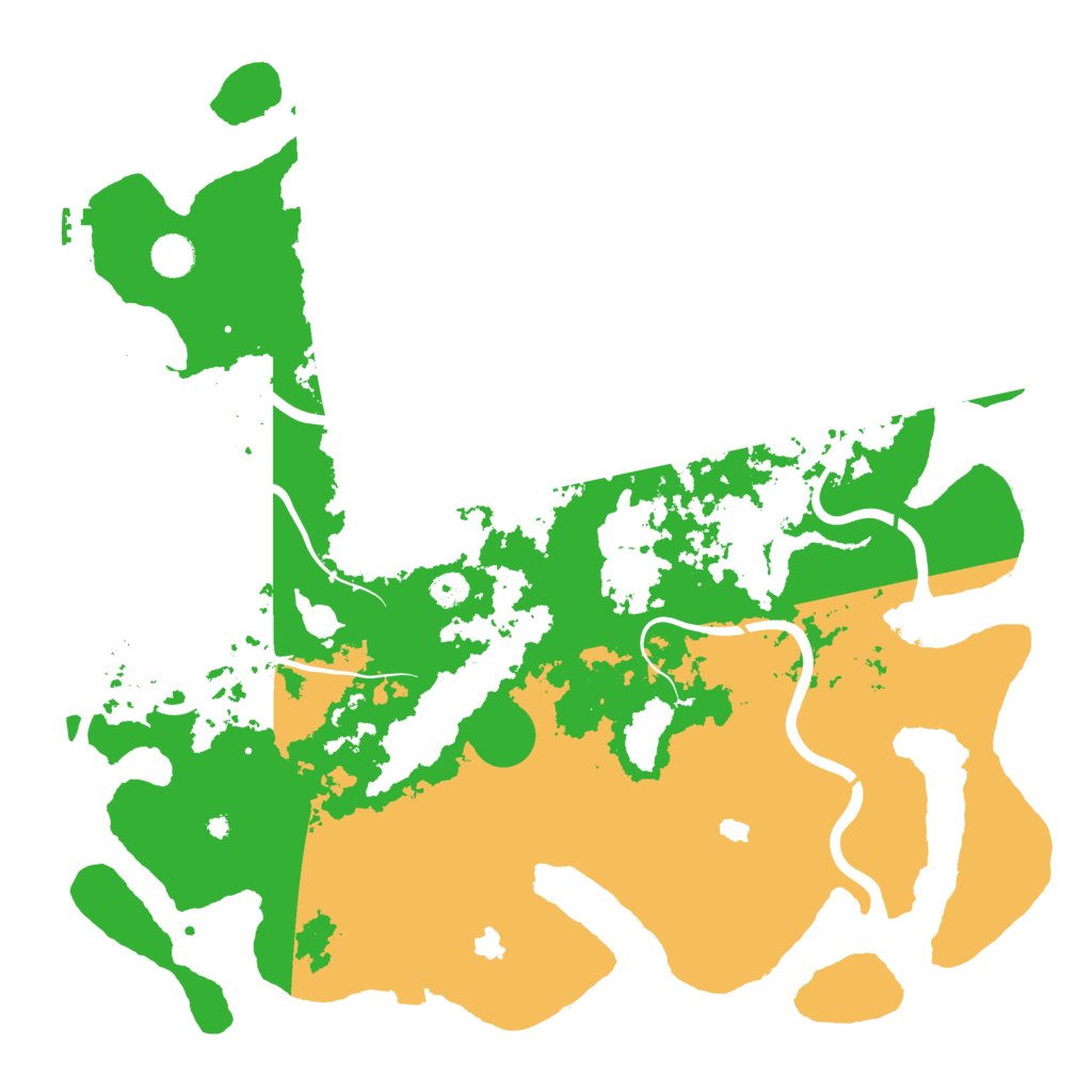 Biome Rust Map: Procedural Map, Size: 4500, Seed: 3123321