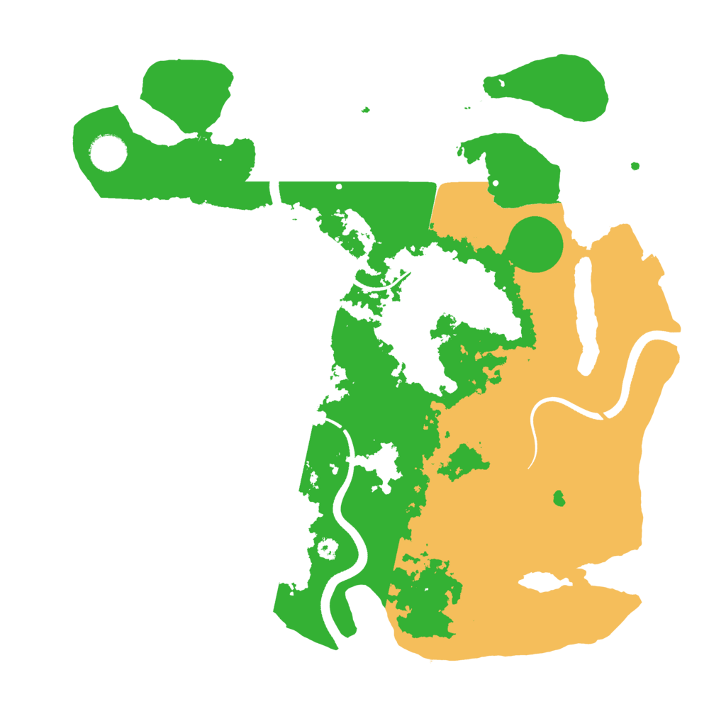 Biome Rust Map: Procedural Map, Size: 3500, Seed: 1682199863
