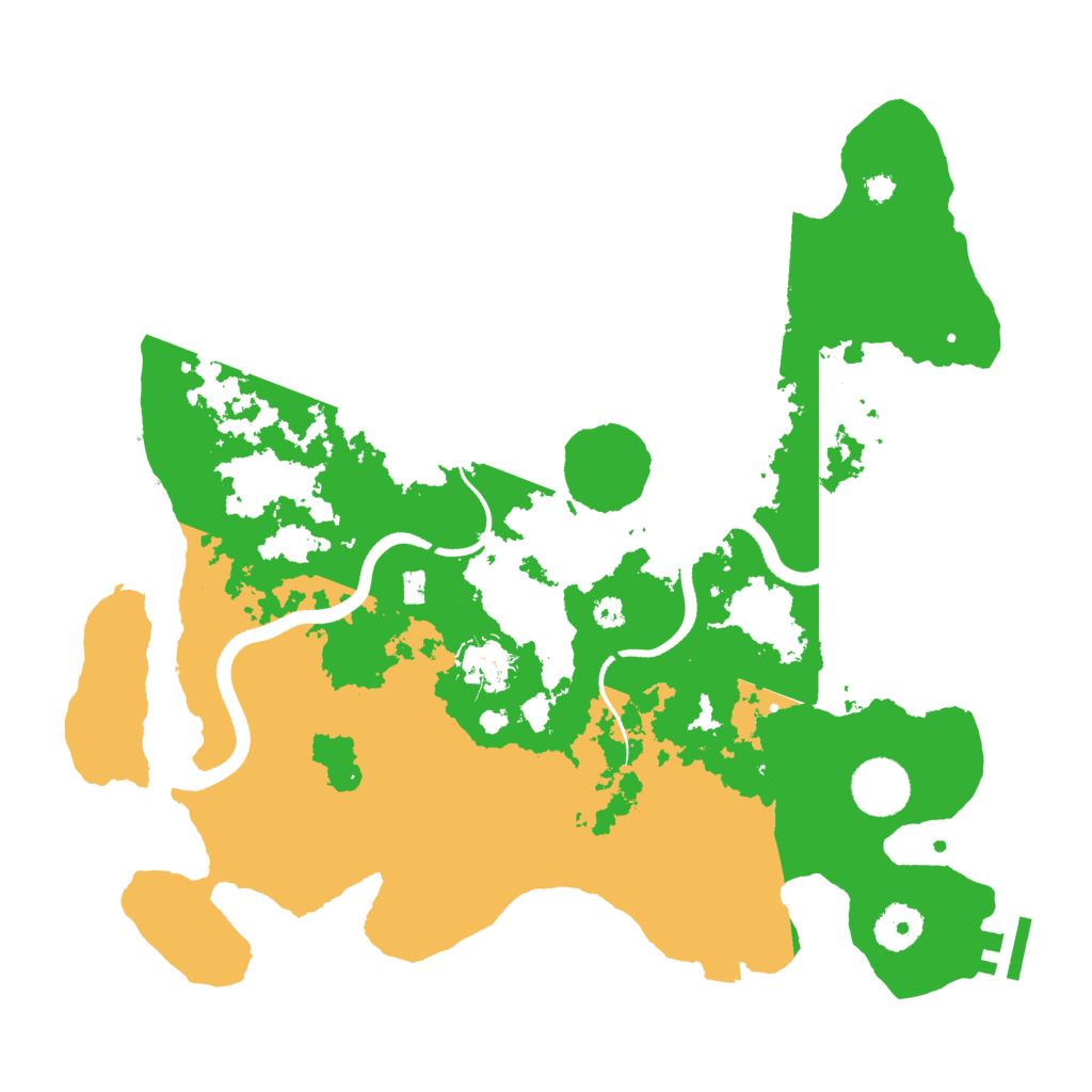 Biome Rust Map: Procedural Map, Size: 3500, Seed: 2002695820