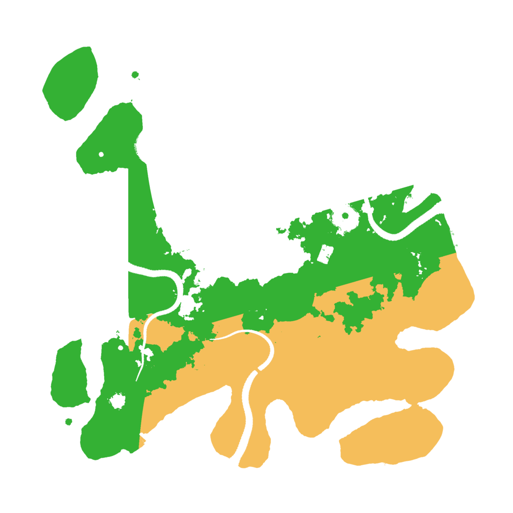 Biome Rust Map: Procedural Map, Size: 3000, Seed: 1014950978