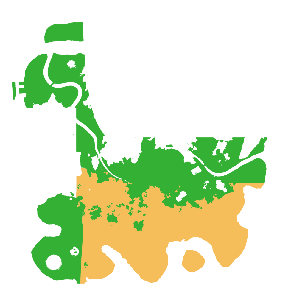 Biome Rust Map: Procedural Map, Size: 3500, Seed: 726660588