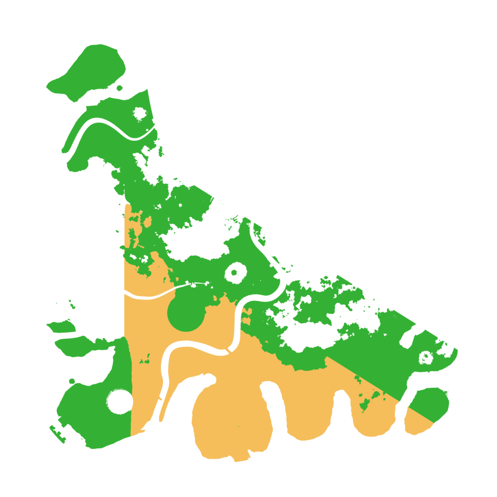 Biome Rust Map: Procedural Map, Size: 3500, Seed: 927451