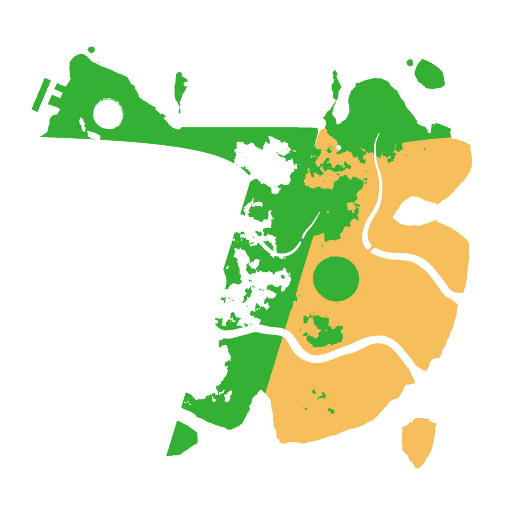 Biome Rust Map: Procedural Map, Size: 3000, Seed: 856085133