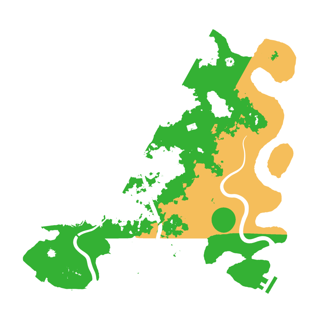 Biome Rust Map: Procedural Map, Size: 3500, Seed: 507371688