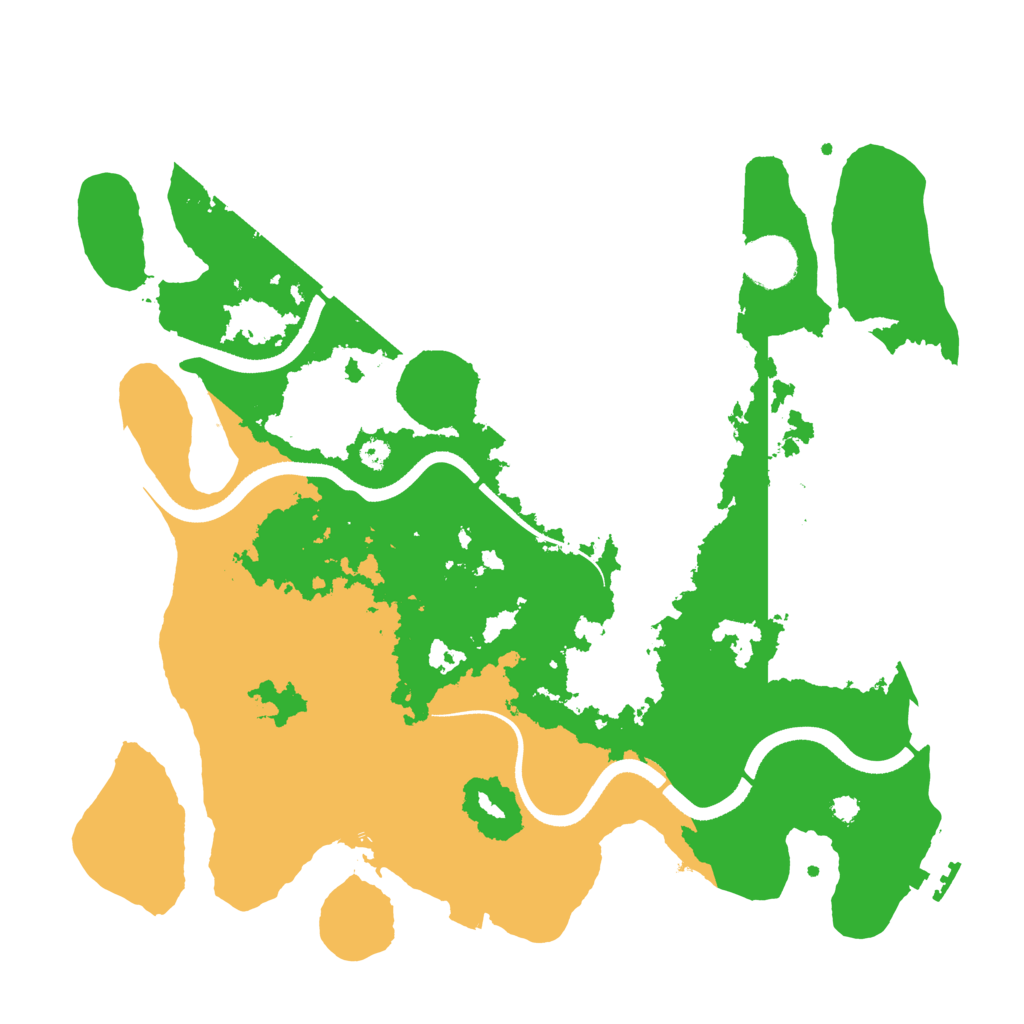 Biome Rust Map: Procedural Map, Size: 3500, Seed: 1165466995
