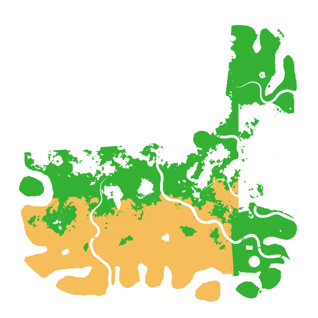 Biome Rust Map: Procedural Map, Size: 5000, Seed: 457399