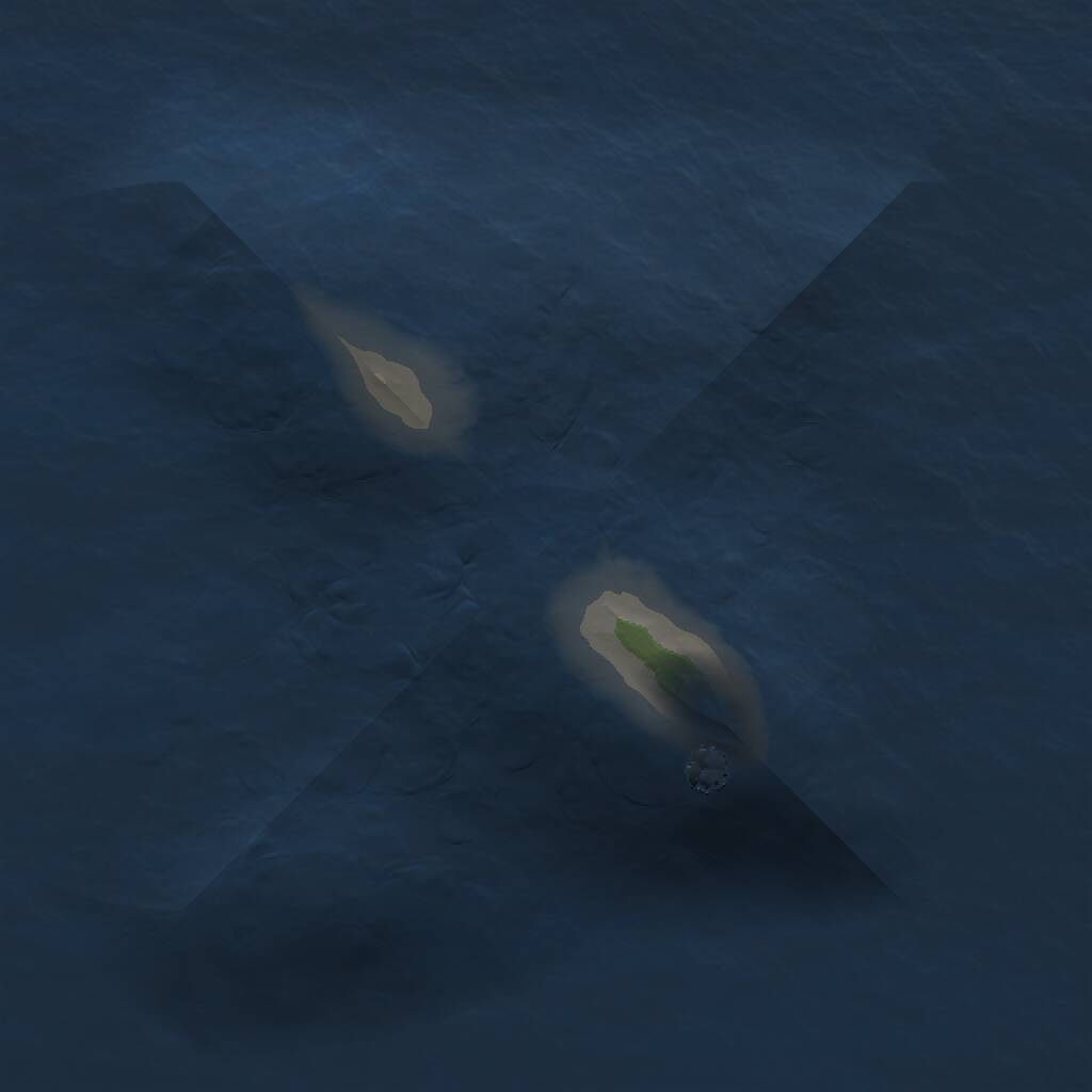Rust Map: Procedural Map, Size: 1000, Seed: 625500603, 1 Monuments