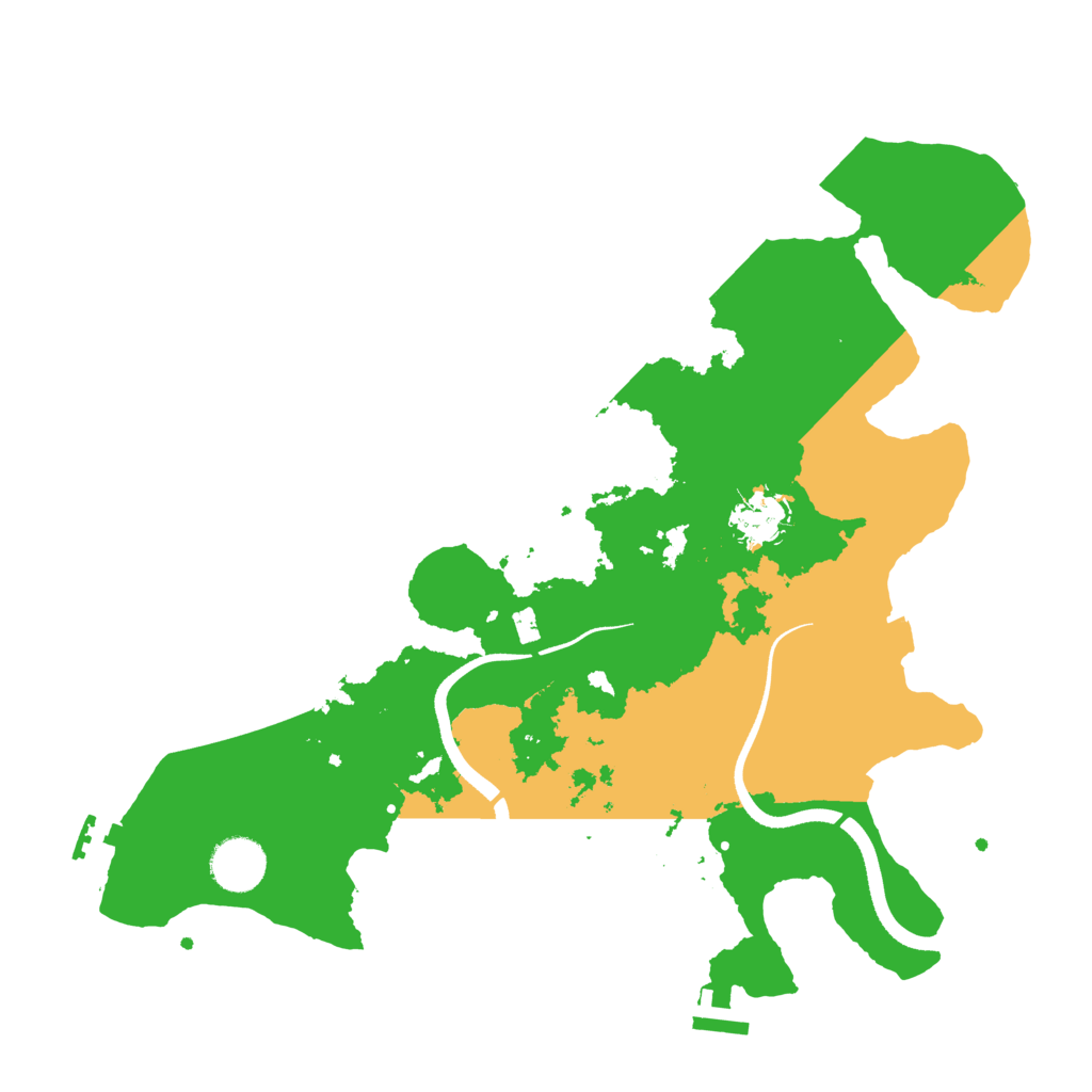 Biome Rust Map: Procedural Map, Size: 3500, Seed: 1835418288