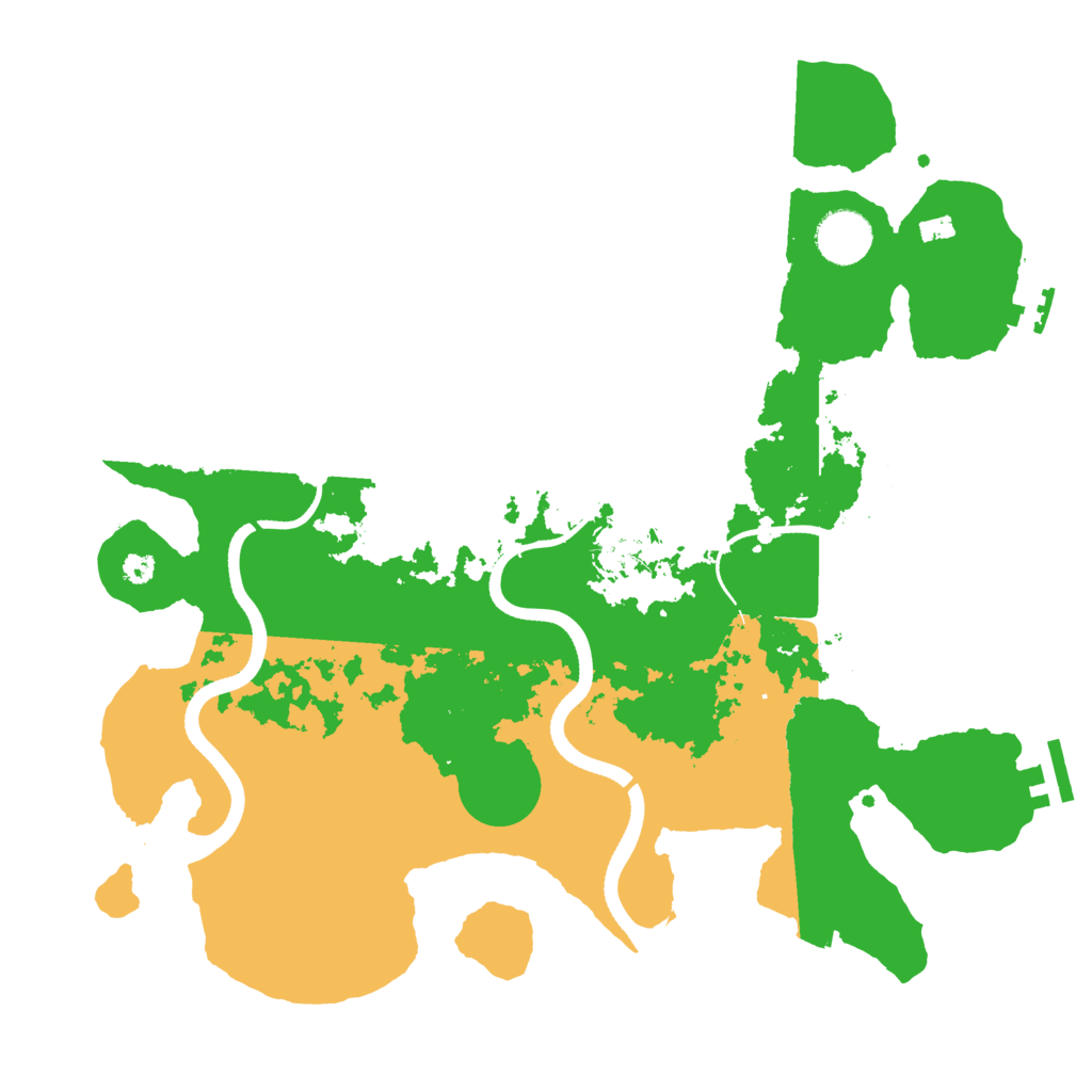 Biome Rust Map: Procedural Map, Size: 3500, Seed: 641231096