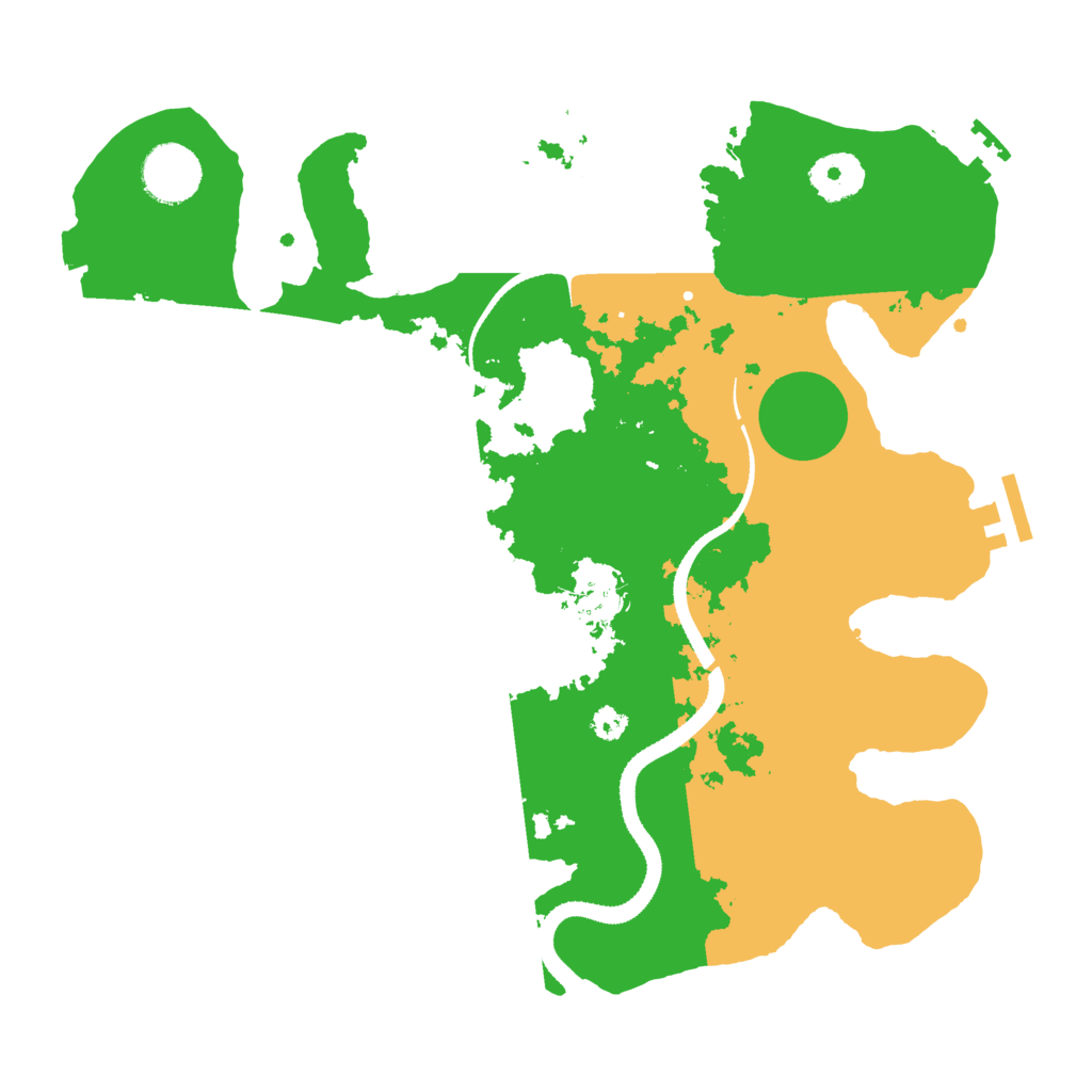 Biome Rust Map: Procedural Map, Size: 3250, Seed: 1799395338