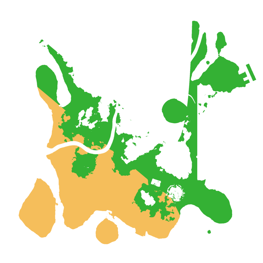 Biome Rust Map: Procedural Map, Size: 3000, Seed: 1165466995