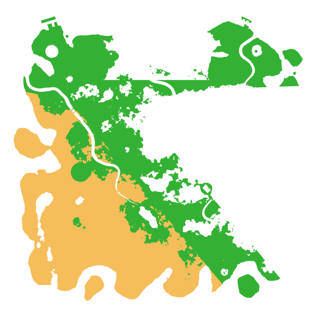 Biome Rust Map: Procedural Map, Size: 4400, Seed: 537481836