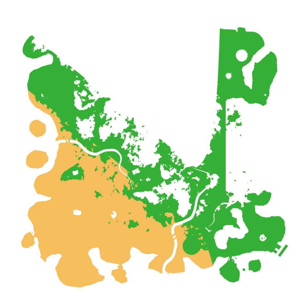 Biome Rust Map: Procedural Map, Size: 4500, Seed: 1539191995