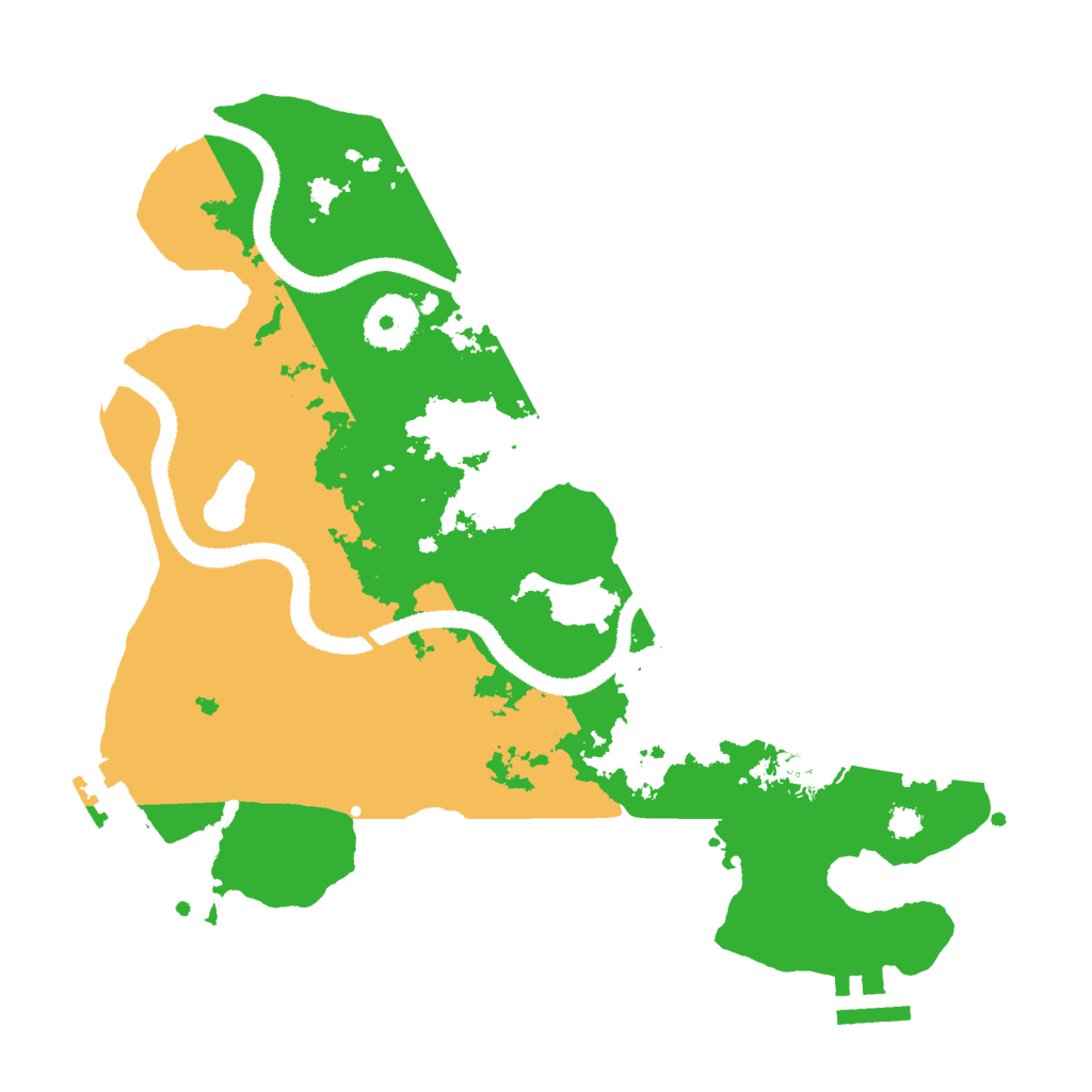 Biome Rust Map: Procedural Map, Size: 3000, Seed: 451336933