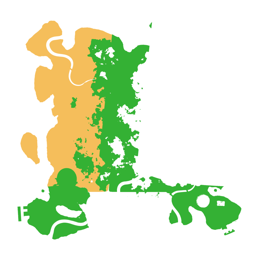 Biome Rust Map: Procedural Map, Size: 3500, Seed: 2051150469