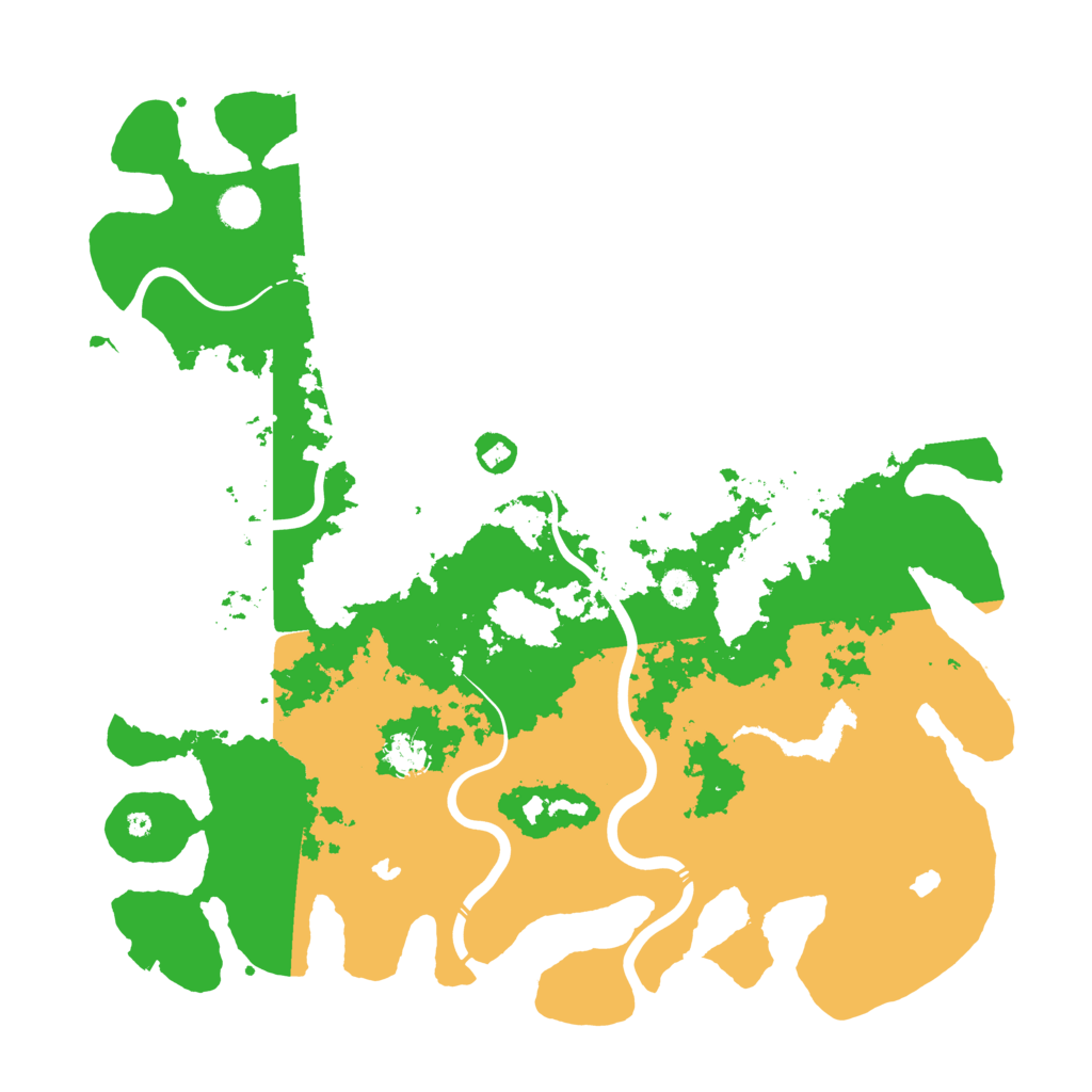 Biome Rust Map: Procedural Map, Size: 4500, Seed: 2083578113