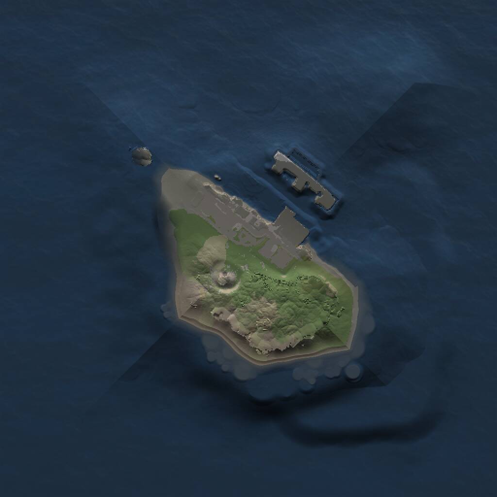 Rust Map: Procedural Map, Size: 1000, Seed: 1453766598, 2 Monuments