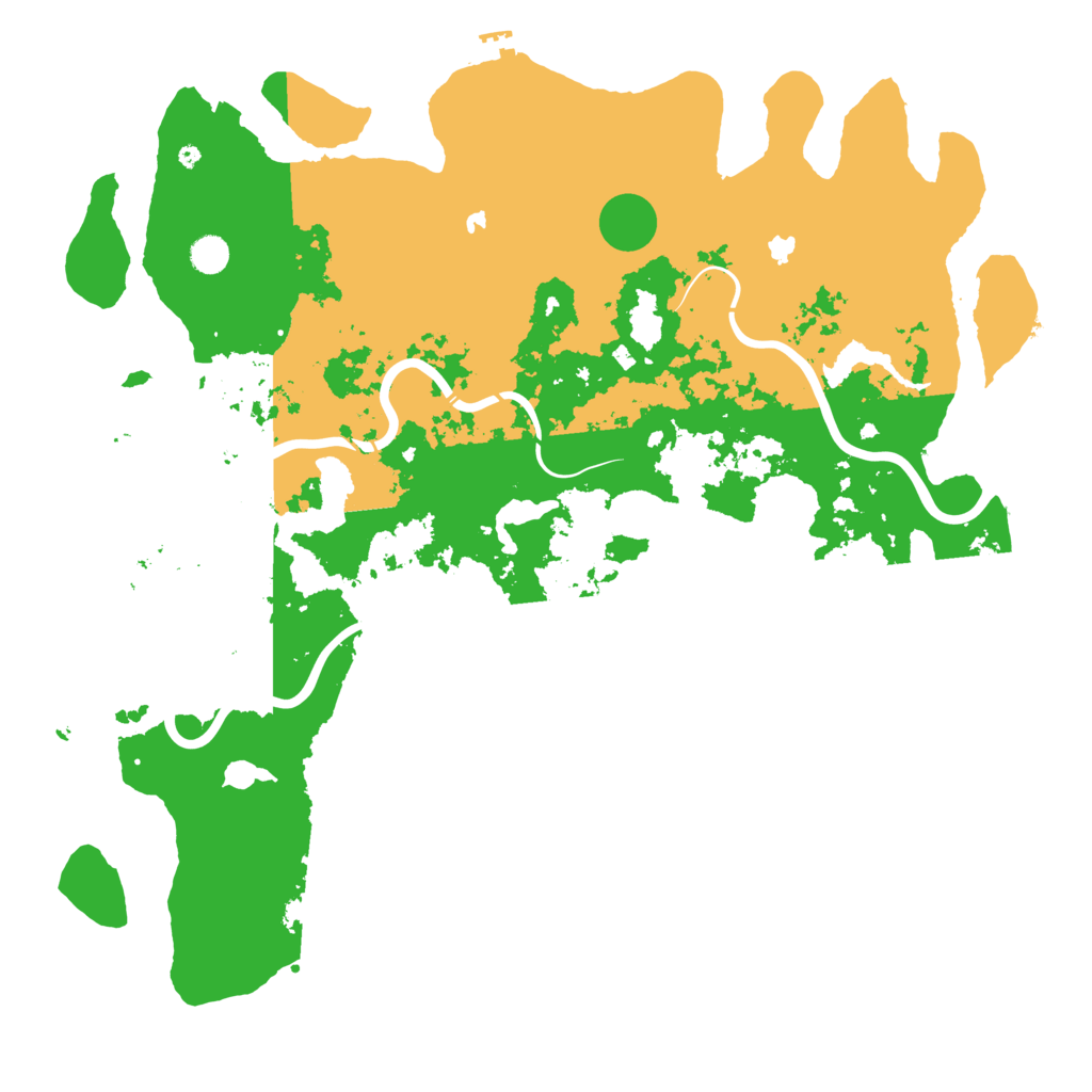 Biome Rust Map: Procedural Map, Size: 5000, Seed: 515218974