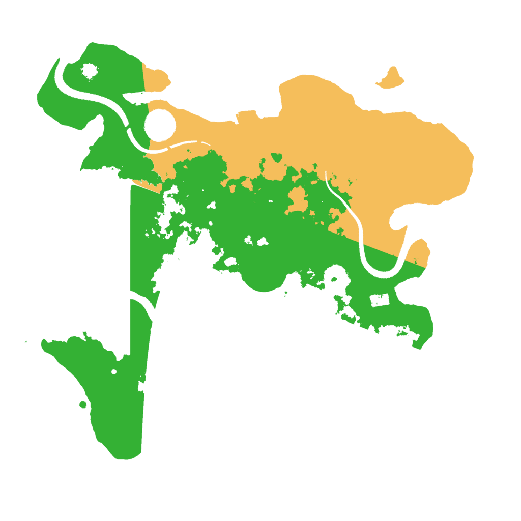 Biome Rust Map: Procedural Map, Size: 3000, Seed: 2015609600