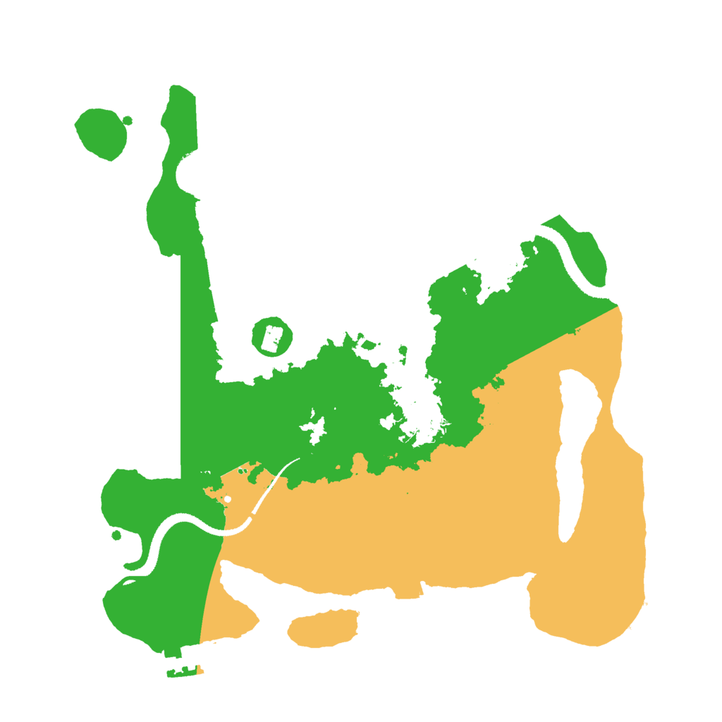 Biome Rust Map: Procedural Map, Size: 3000, Seed: 21878