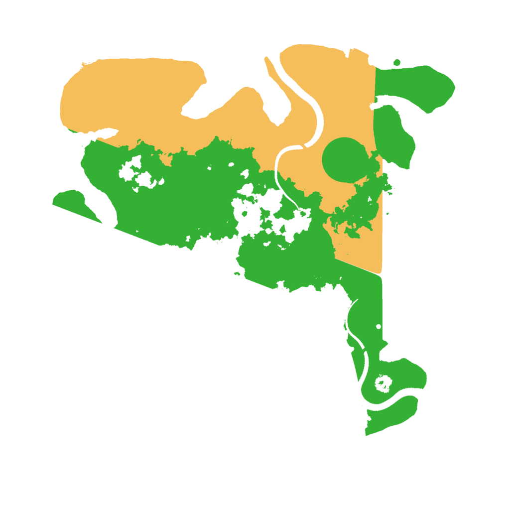 Biome Rust Map: Procedural Map, Size: 3000, Seed: 2080826905