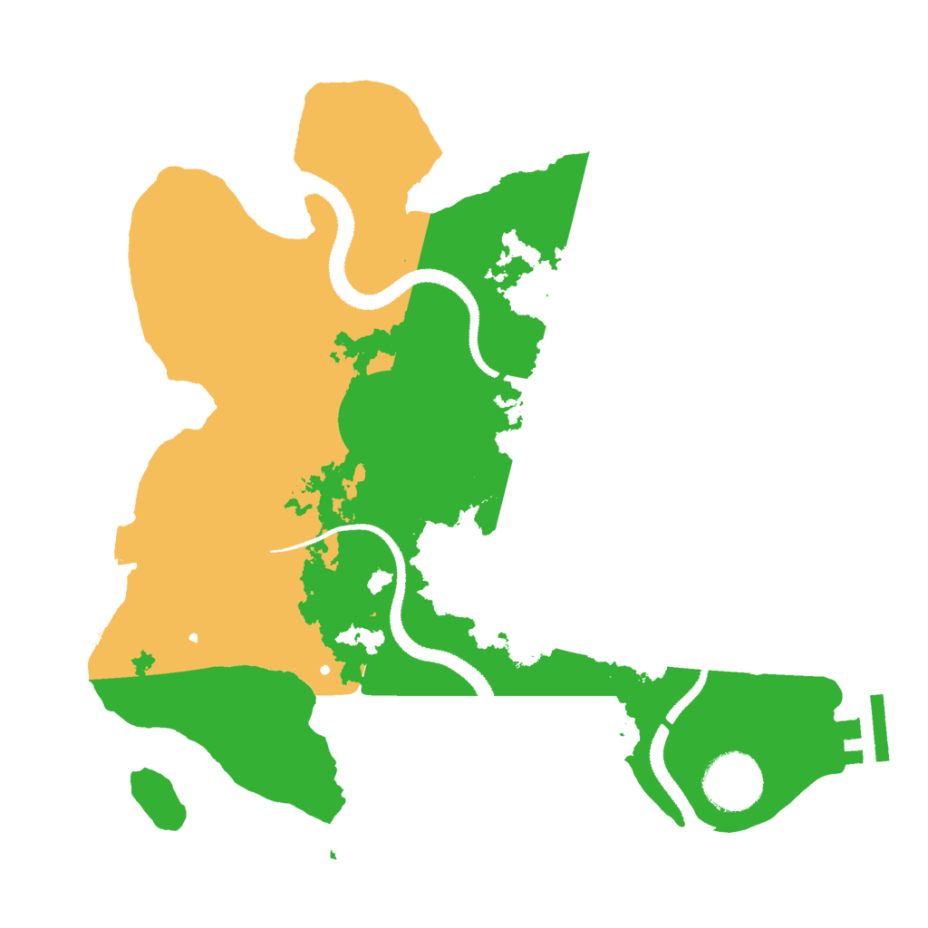 Biome Rust Map: Procedural Map, Size: 2800, Seed: 78905636