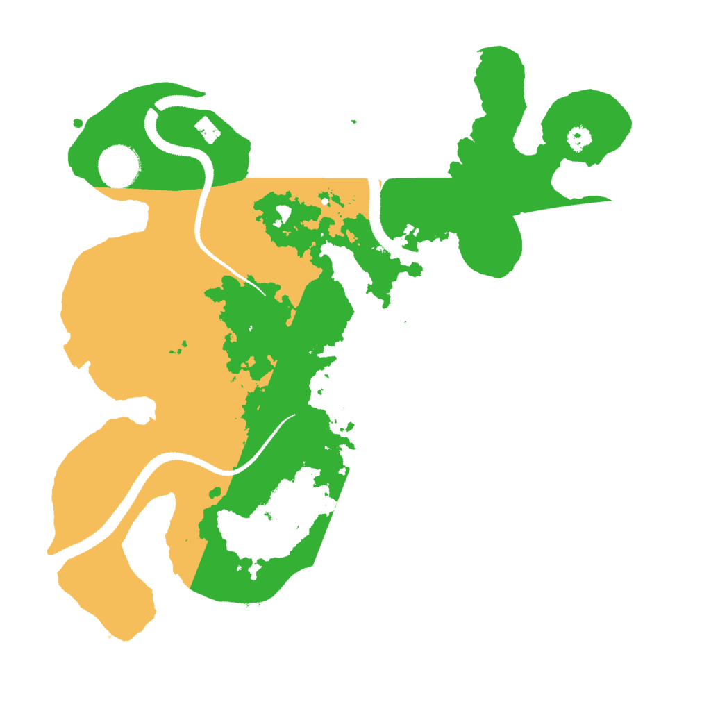 Biome Rust Map: Procedural Map, Size: 3000, Seed: 356172