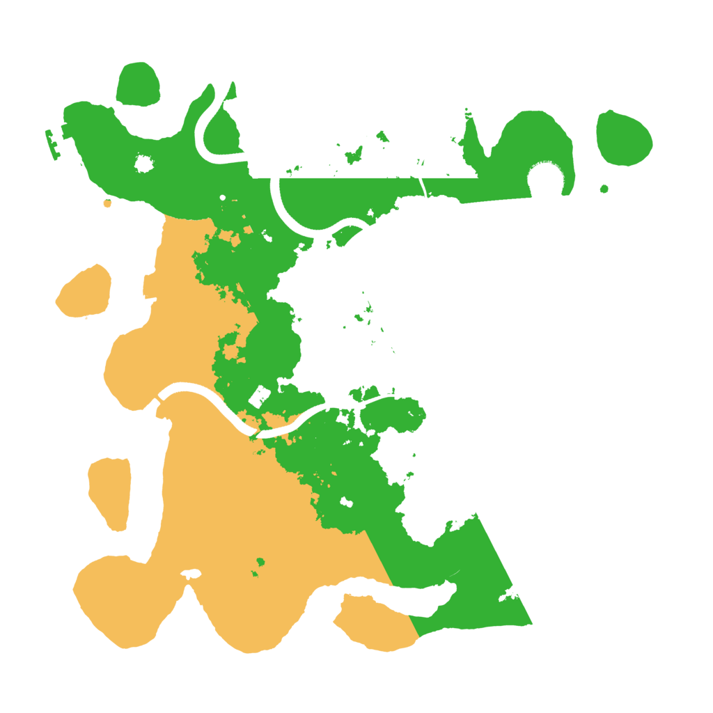 Biome Rust Map: Procedural Map, Size: 3500, Seed: 612545298