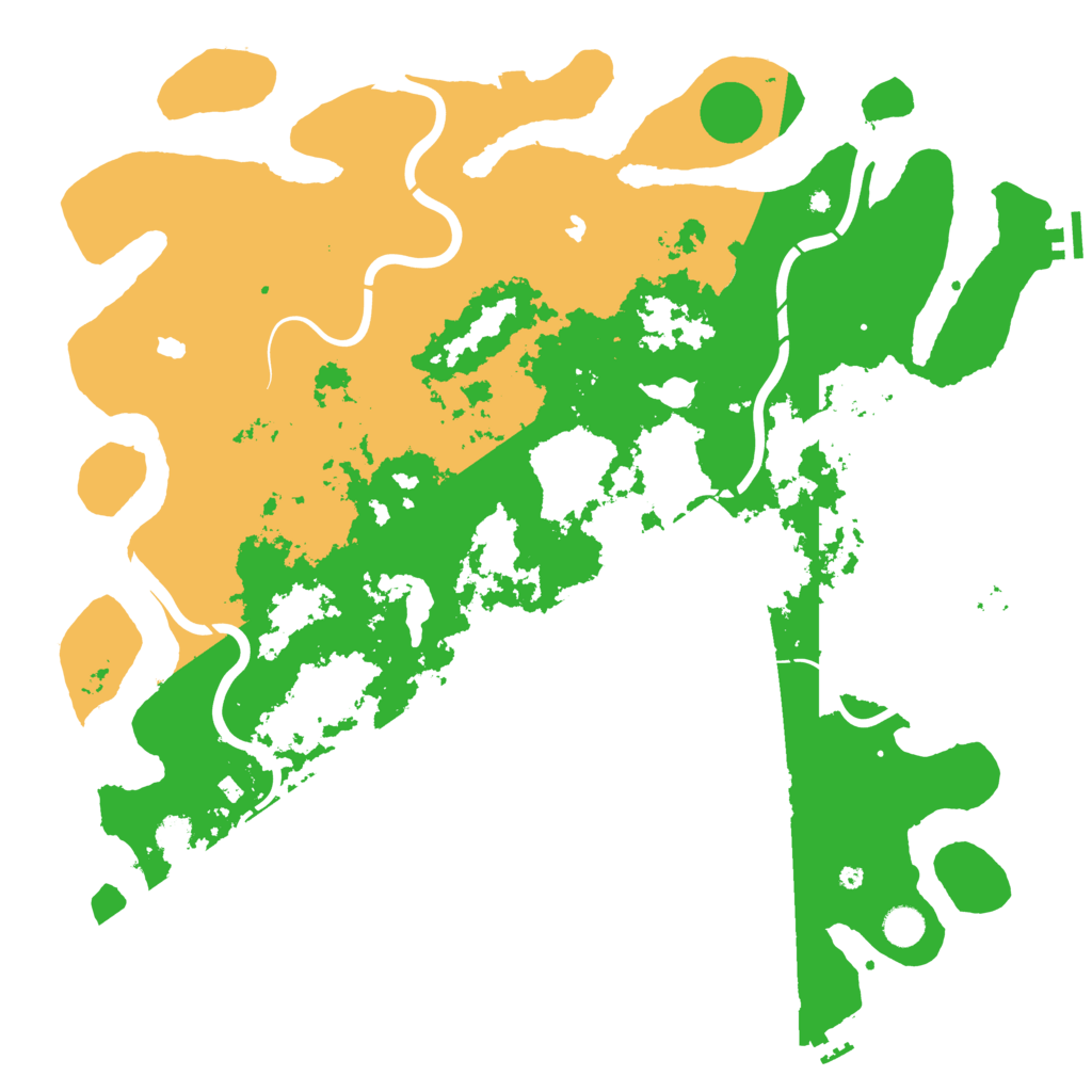 Biome Rust Map: Procedural Map, Size: 4700, Seed: 480357180