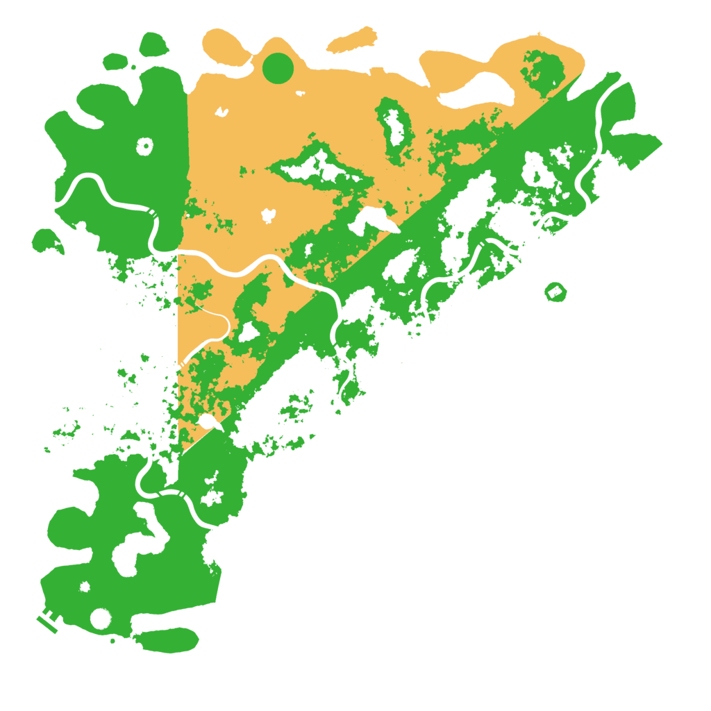 Biome Rust Map: Procedural Map, Size: 6000, Seed: 7358
