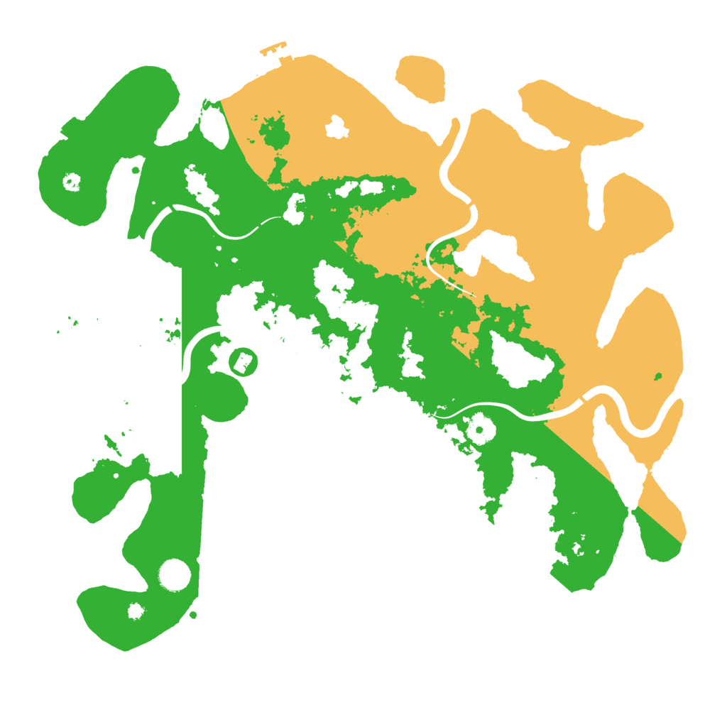 Biome Rust Map: Procedural Map, Size: 4000, Seed: 93456857