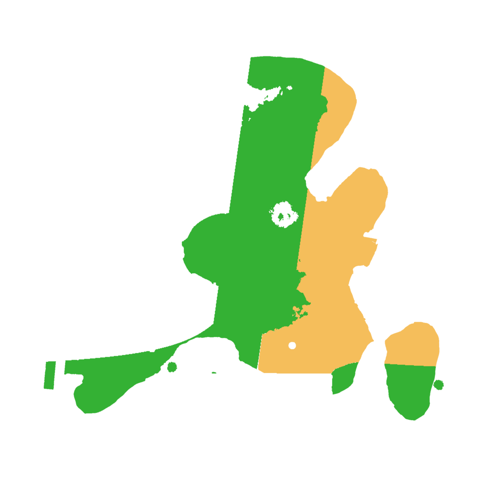 Biome Rust Map: Procedural Map, Size: 2000, Seed: 4893