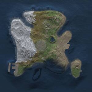 Thumbnail Rust Map: Procedural Map, Size: 2000, Seed: 4893, 6 Monuments