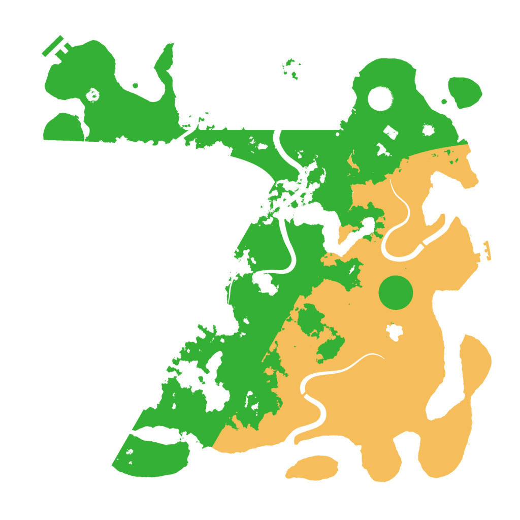 Biome Rust Map: Procedural Map, Size: 4000, Seed: 111222333