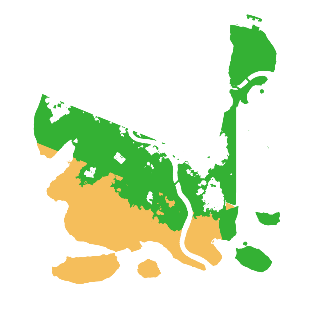 Biome Rust Map: Procedural Map, Size: 3000, Seed: 7026489