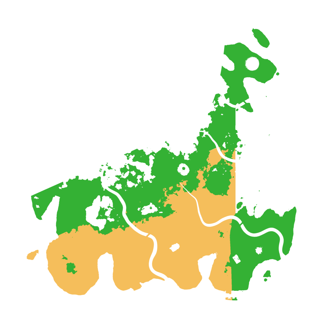 Biome Rust Map: Procedural Map, Size: 4050, Seed: 2070404846