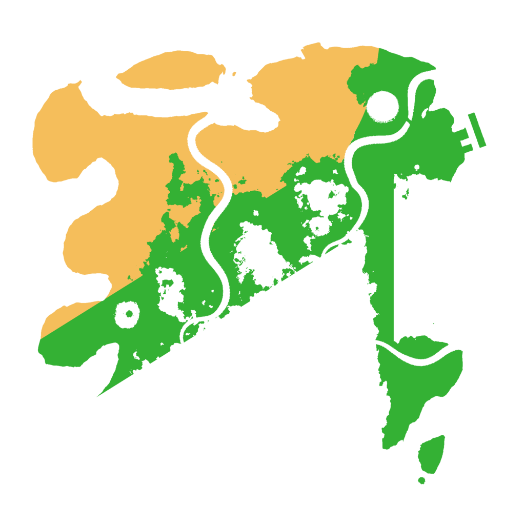 Biome Rust Map: Procedural Map, Size: 3000, Seed: 426879