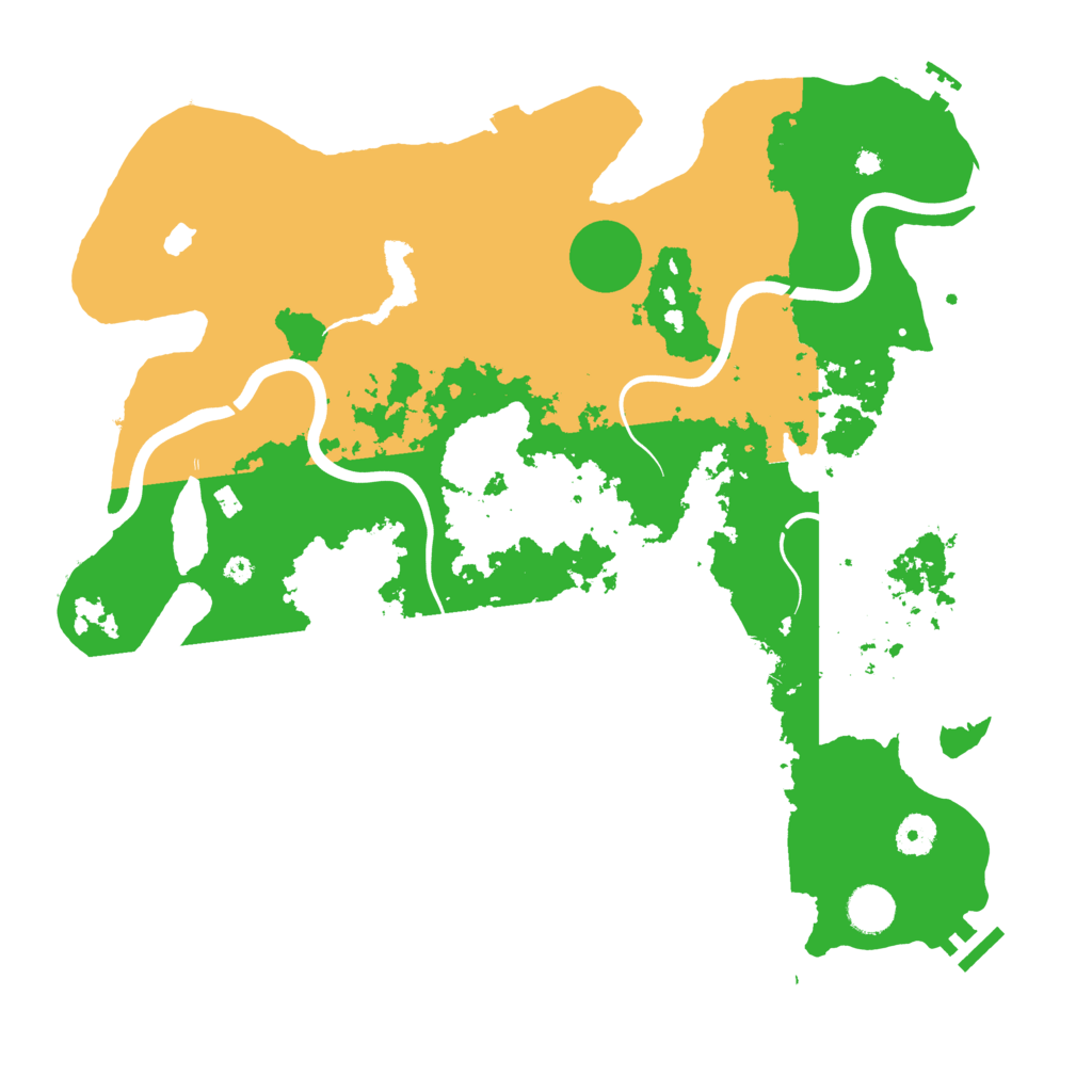 Biome Rust Map: Procedural Map, Size: 4000, Seed: 1194260492