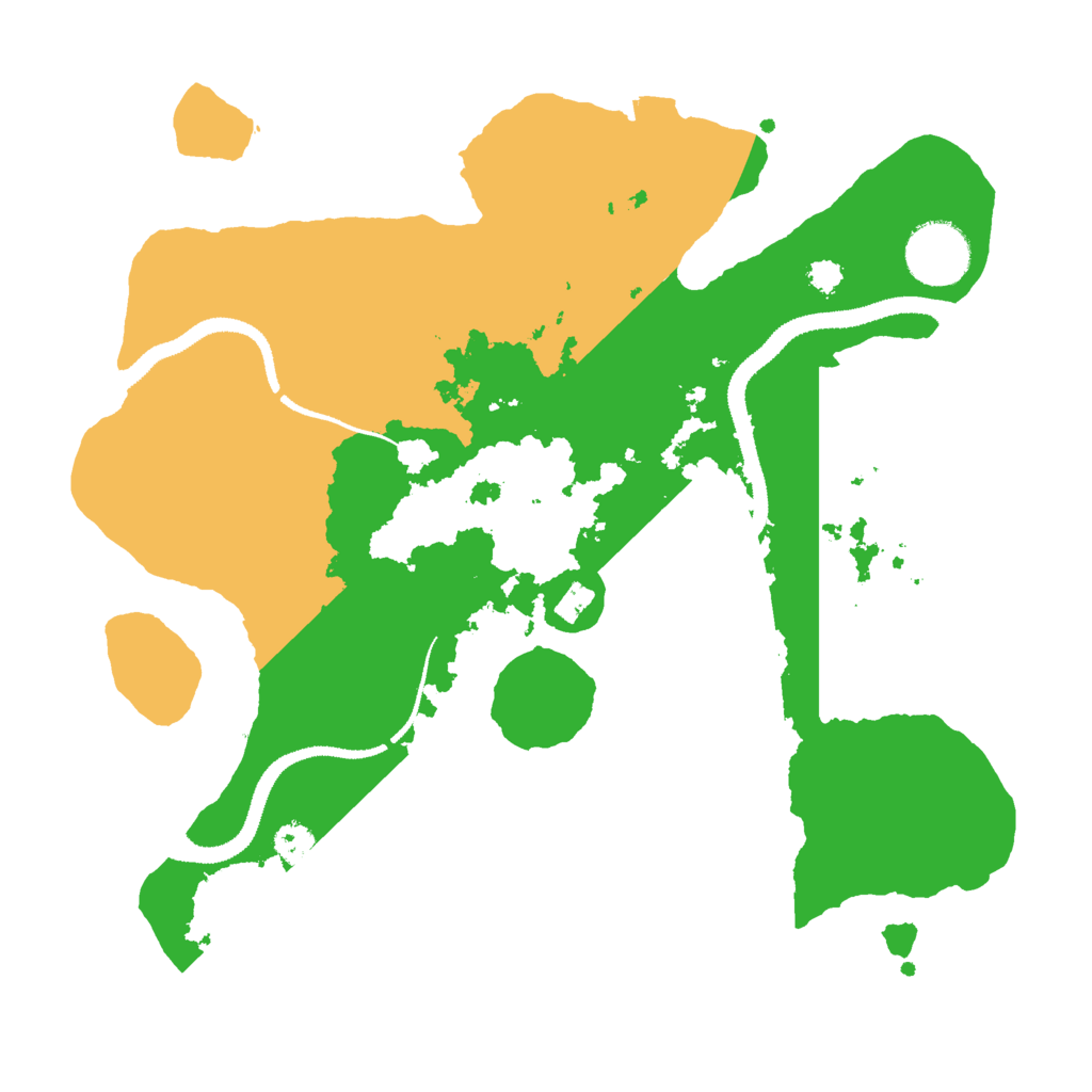 Biome Rust Map: Procedural Map, Size: 3000, Seed: 1447970679