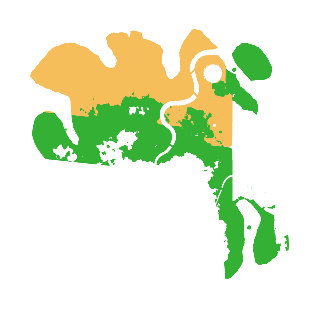 Biome Rust Map: Procedural Map, Size: 3000, Seed: 583271806