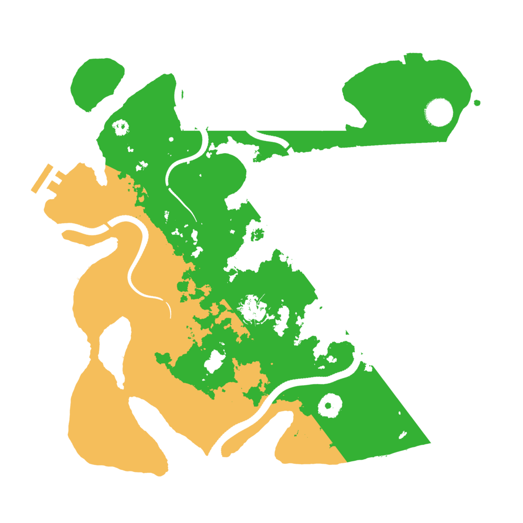 Biome Rust Map: Procedural Map, Size: 3300, Seed: 1843359527