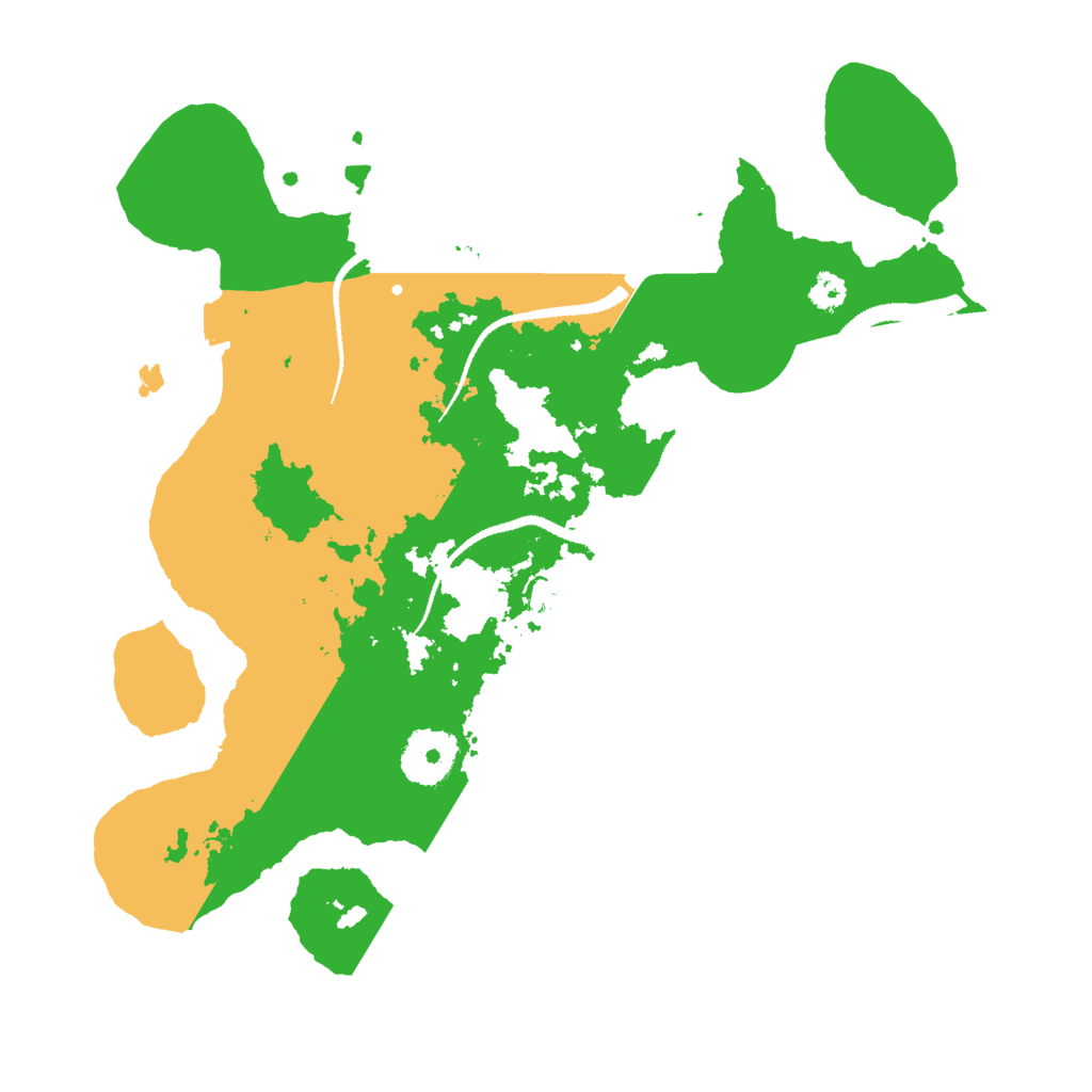 Biome Rust Map: Procedural Map, Size: 3000, Seed: 654858