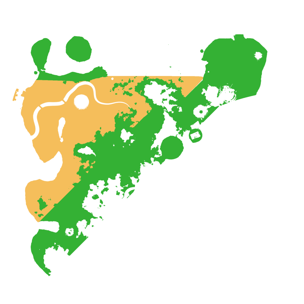 Biome Rust Map: Procedural Map, Size: 3600, Seed: 1053368407