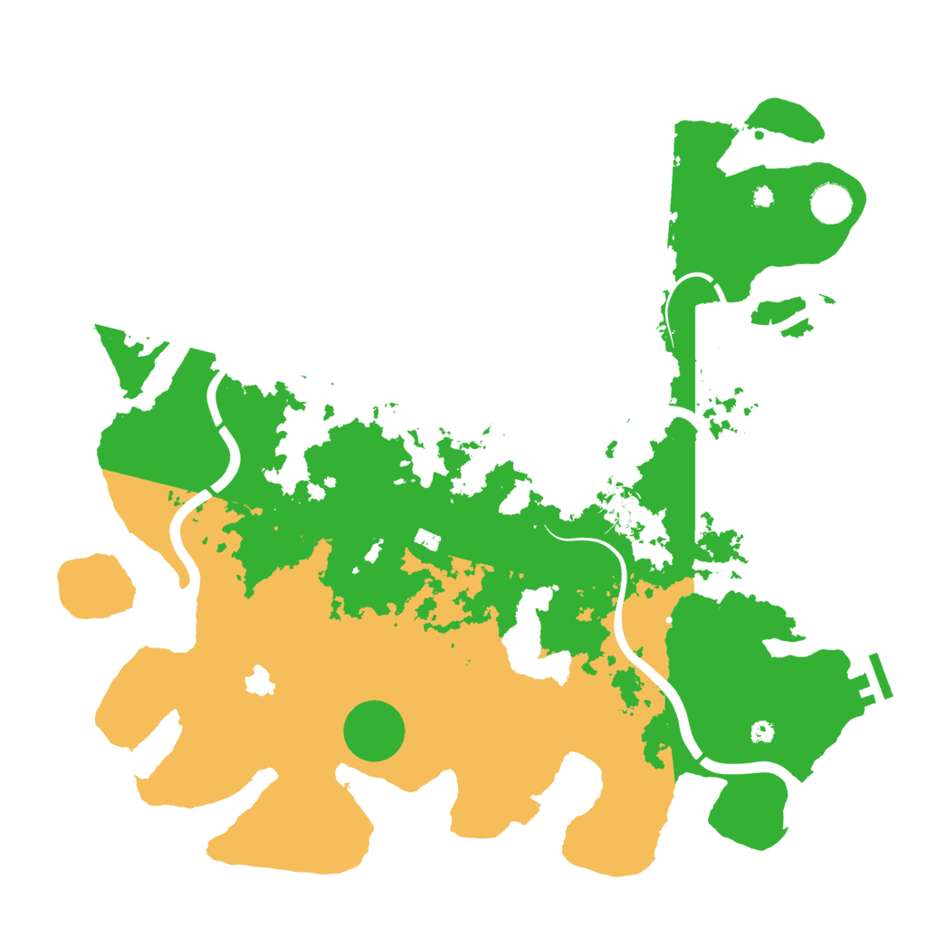Biome Rust Map: Procedural Map, Size: 4000, Seed: 2045289520