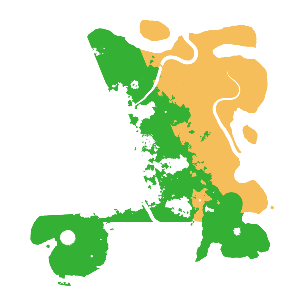 Biome Rust Map: Procedural Map, Size: 3500, Seed: 1233152844