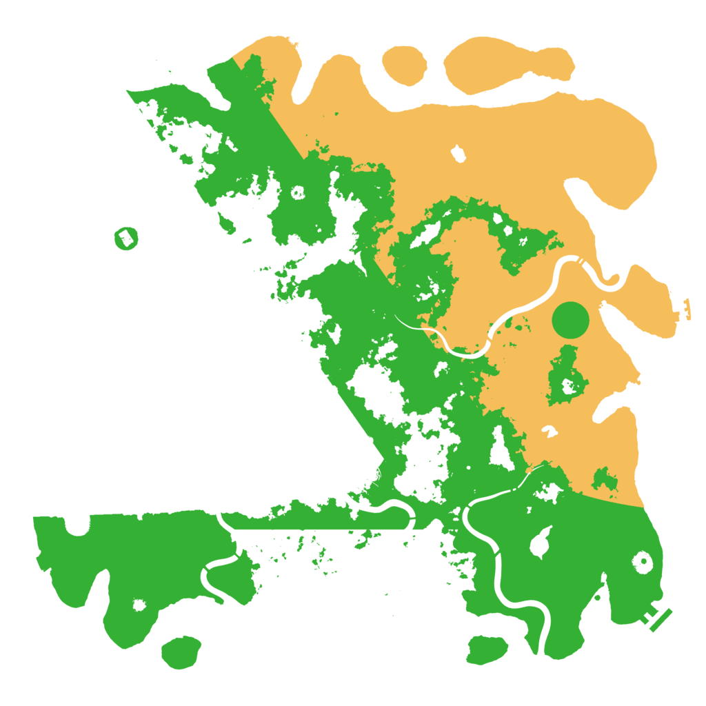 Biome Rust Map: Procedural Map, Size: 5000, Seed: 269812874