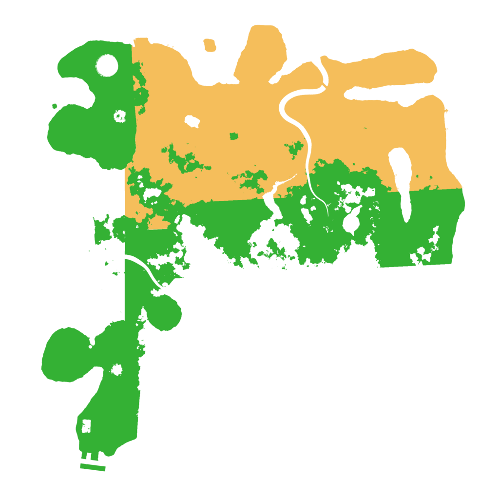 Biome Rust Map: Procedural Map, Size: 4000, Seed: 411176345