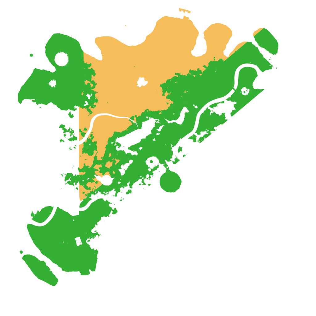 Biome Rust Map: Procedural Map, Size: 4000, Seed: 207662492
