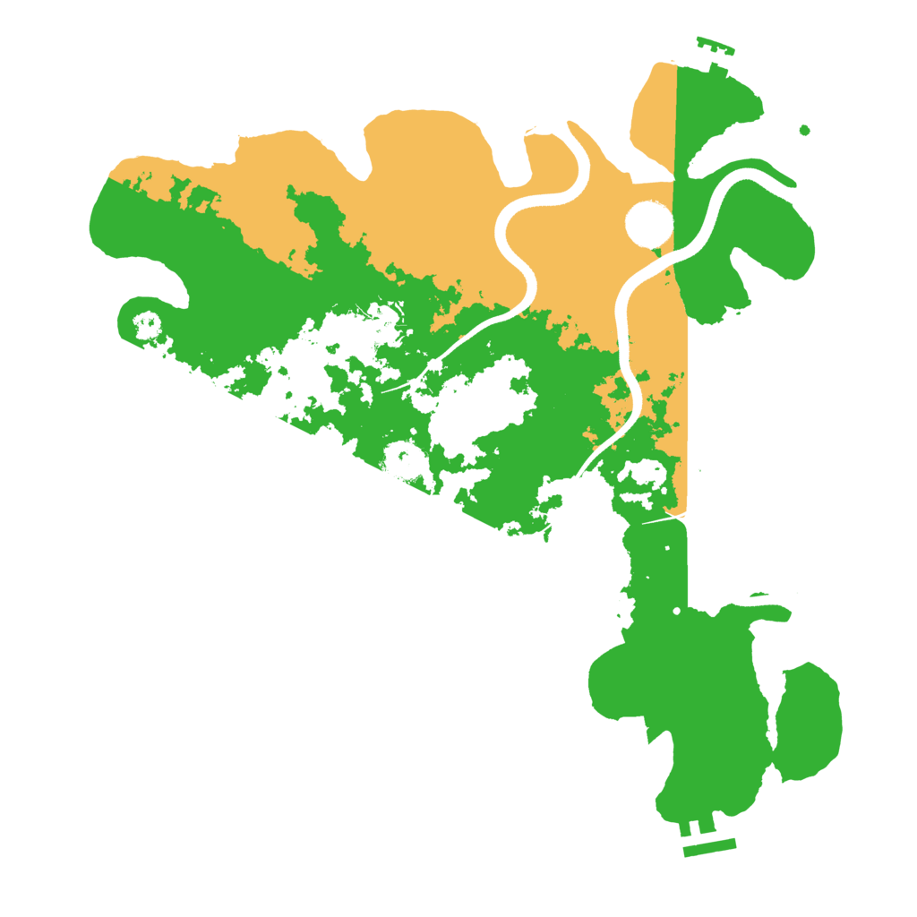 Biome Rust Map: Procedural Map, Size: 3500, Seed: 495748914