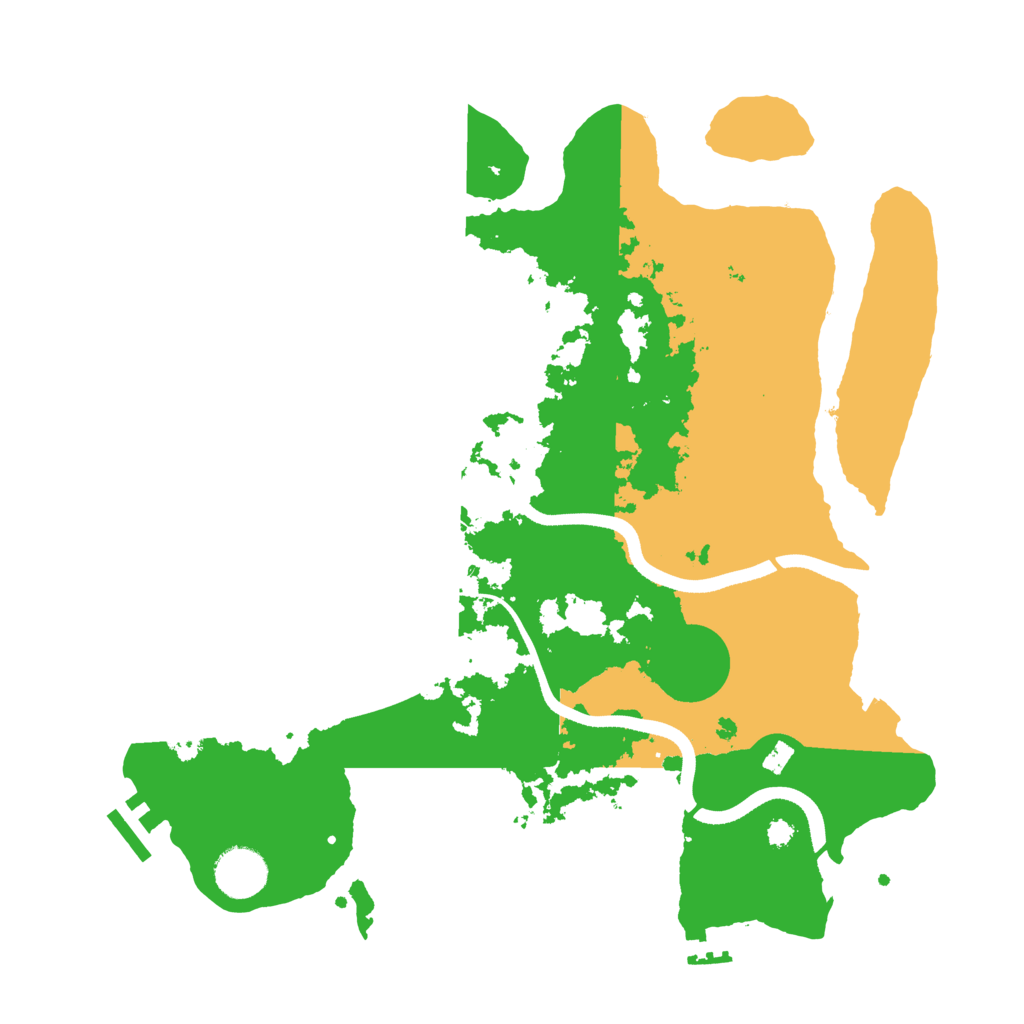 Biome Rust Map: Procedural Map, Size: 3500, Seed: 1737688178
